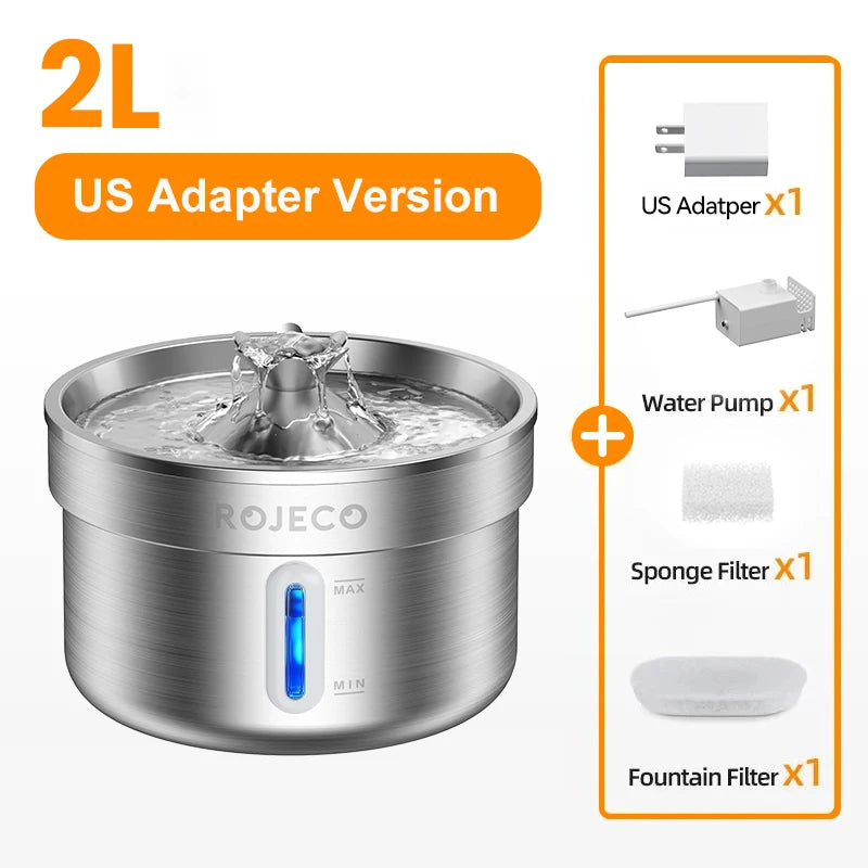 ROJECO Smart Pet Water Fountain
