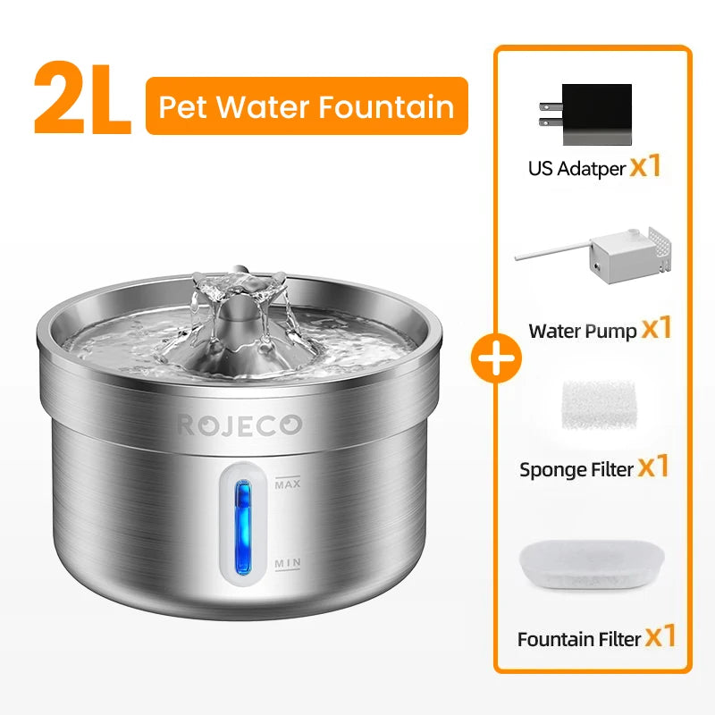 ROJECO Smart Pet Water Fountain